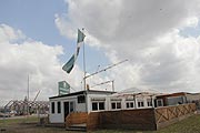 Spaten-Kantine beim Oktoberfest-Aufbau auf der Theresienwiese am 15.07.2019 (©Foto: Marikka-Laila Maisel)